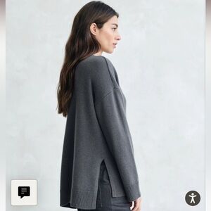 Jenni Kanye Cashmere Boyfriend Sweater